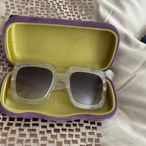 Gucci Glitter Silver Sunglasses